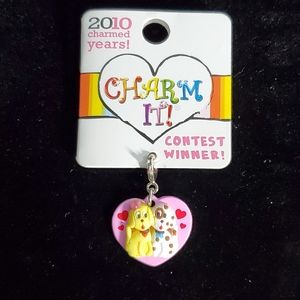 NEW Puppies Charm It! 3D Love Heart Dog Charm